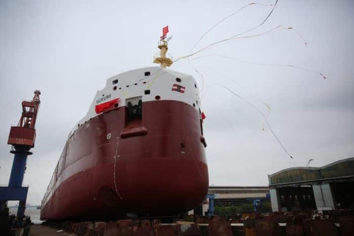 CSL Salt ship launching