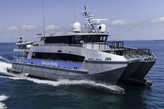 Incat Crowther Launches New Generation Patrol Boat To Protect The Great Barrier Reef -