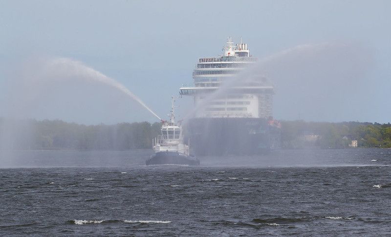 Mein Schiff 1 on it´s way to Stockholm