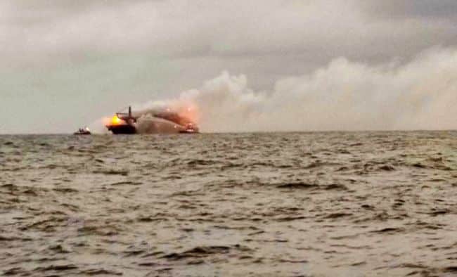 SL Ports Authority exerting itself to get developments under control, following the fire broke out onboard MV X-PRESS PEARL