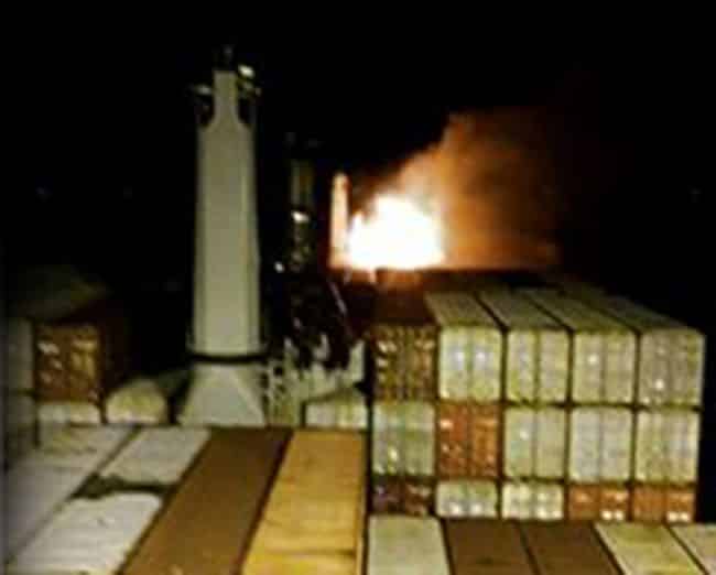 fire broke out onboard MV X-PRESS PEARL 