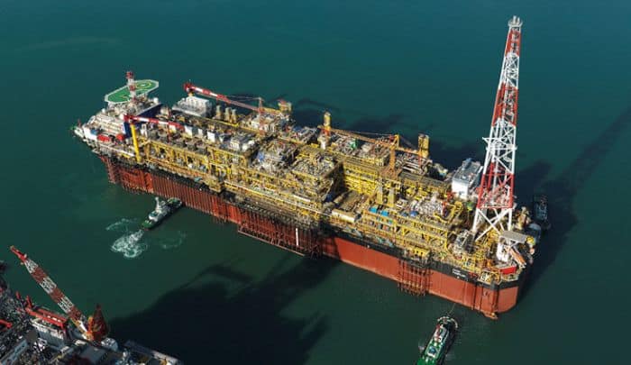 FPSO built by Daewoo Shipbuilding & Marine Engineering