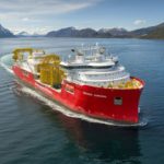 Nexans-Aurora_CR-Nexans_Ulstein_Per-Eide-Studio - Nexans Aurora on sea trial, photo Per Eide Studio