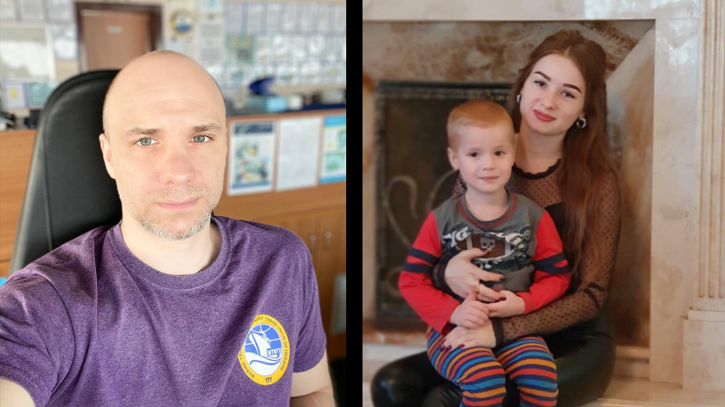 Oleg and his wife