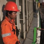 Seafarer standing