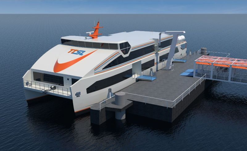 Ship terminal design for new electric ferries