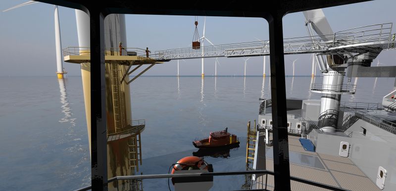 ULSTEIN-SX210-Offshore-Wind-Turbine-Operations-View-Aft-from-SB-Bridge-Wing