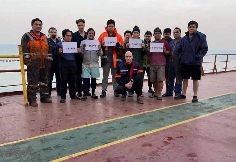 we want to go back to our families - seafarers plea