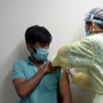 ISWAN vaccination drive in Bengaluru, India, supported by SIRF