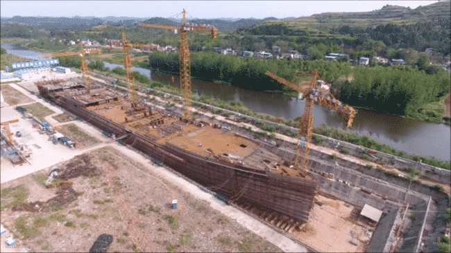 Titanic Replica Rusting in China