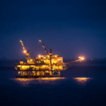 oil rig fire