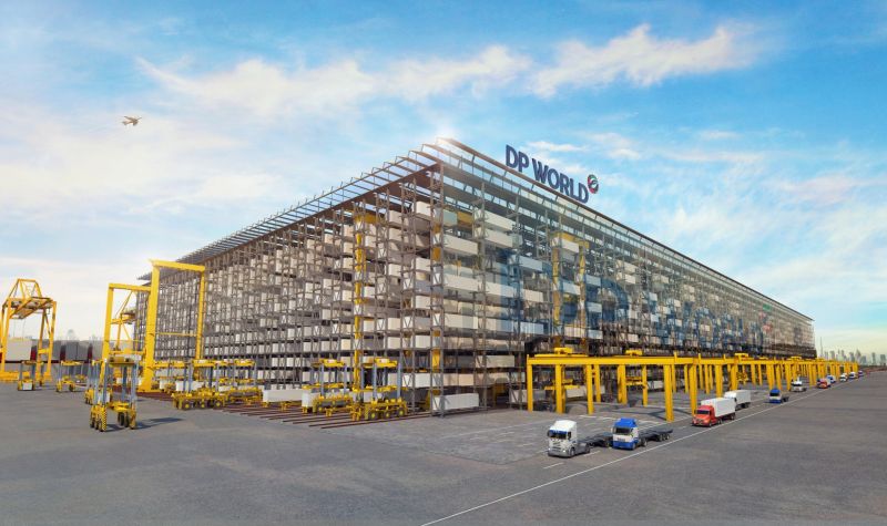 rendered overview of entire boxbay at jafza