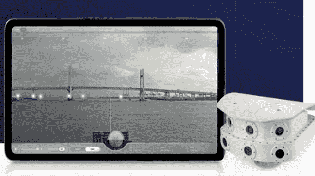 Camera unit and tablet demonstration screen
