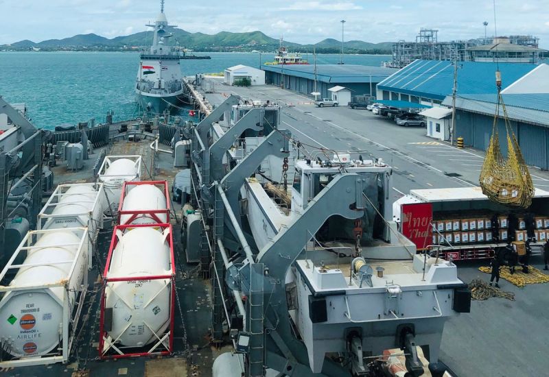 INS Airavat In Thailand