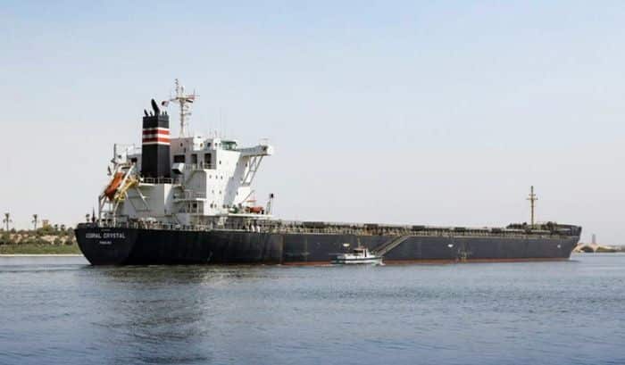 MV Coral Crystal - suez canal -