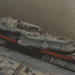 Ontario ferries loading for transportation to Canada