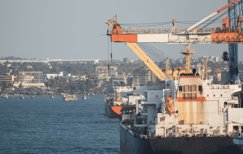 ship berthed on a port