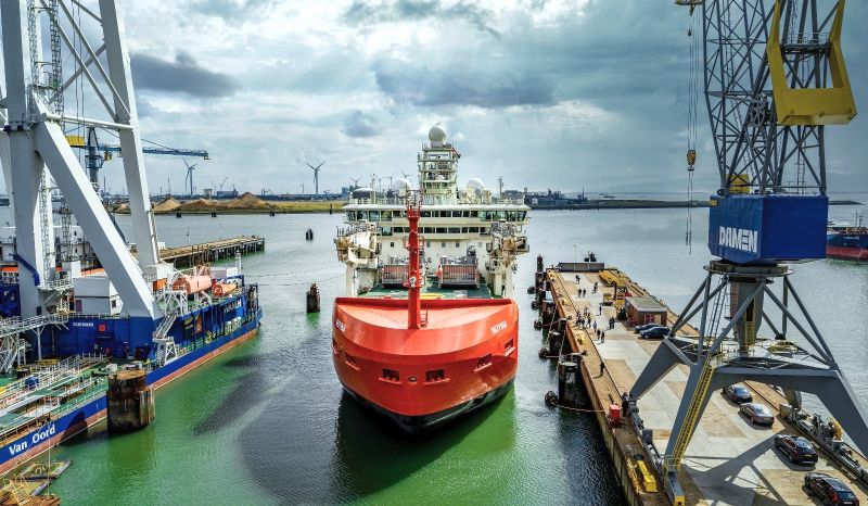 The Most Advanced Polar Research Vessel In The World Departs Damen Shipyards For Australia 