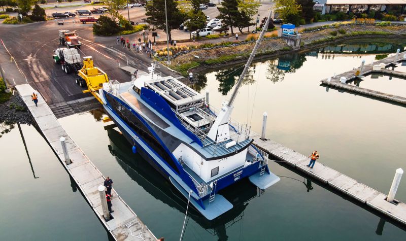 Zero-Emission Hydrogen Fuel Cell Ferry Hits The Water 