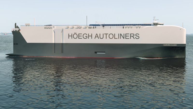 Aurora class vessel of hoegh autoliners