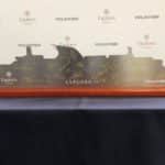 cruise ship cut out of steel