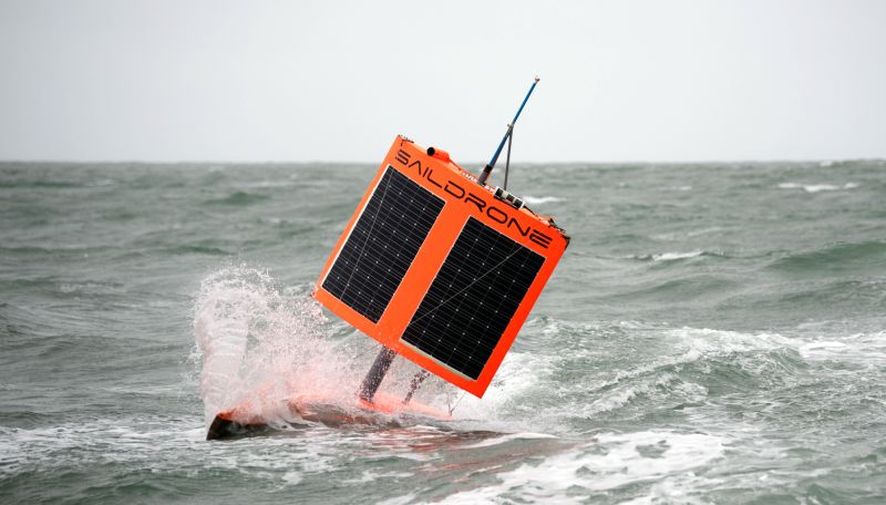 NOAA Research Image of Saildrone sailing through category 4 storm