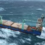 Panamanian Freighter Runs Aground, Crew Members Abandon Cargo Ship