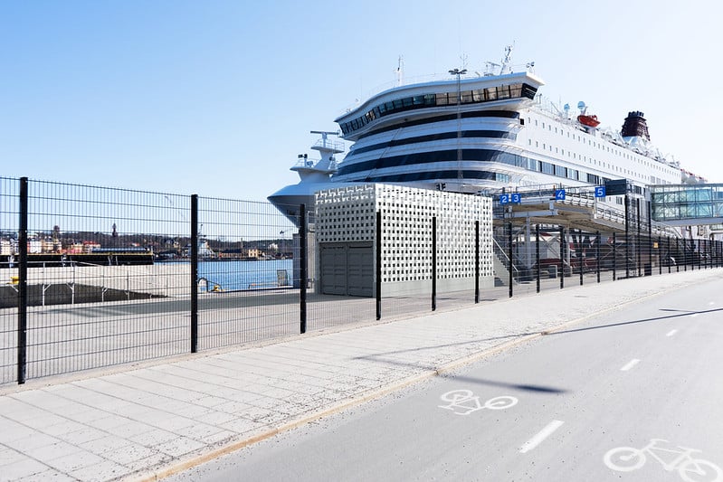 cruise at port of stockholm