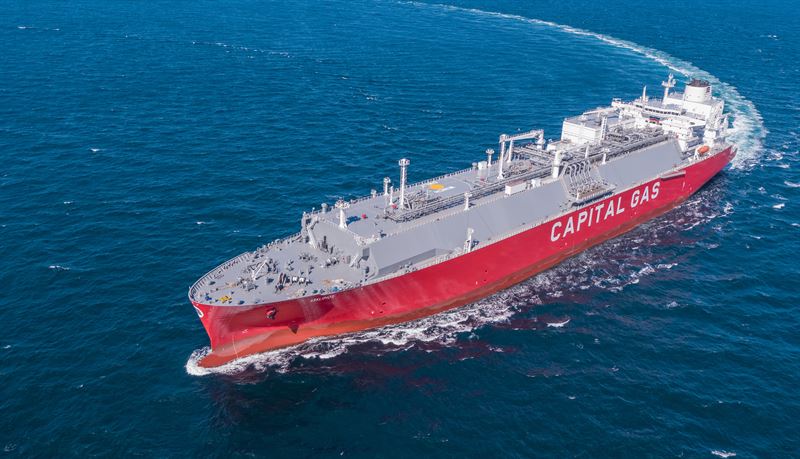 Two new LNG Carriers being built for Capital Gas Ship Management will feature Wärtsilä’s advanced shaft generator systems. © Capital Gas Ship Management Corp