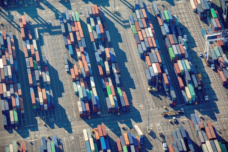 port of LA containers