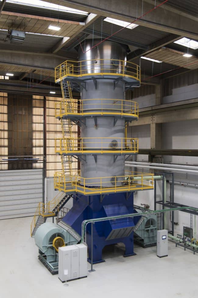 Alfa Laval Gas Combustion Unit at the Alfa Laval Test & Training Centre