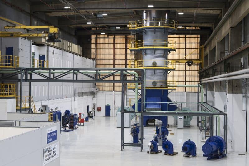 Alfa Laval Gas Combustion Unit at the Alfa Laval Test & Training Centre
