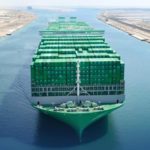 Evergreen's Ever Ace Transiting Suez Canal