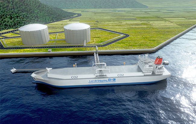 liquefied CO2 (LCO2) carrier