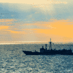Navy frigate - warship