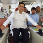 Shipping Minister inaugurates simultaneous launching of five vessels at Cochin Shipyard Limited -