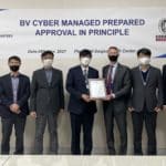 The certificate was delivered to the Vice President of SHI, Hyun Joe Kim, by the Chief Country Executive of BV Korea, Christophe Capitant, at a ceremony on SHI R&D Centre in Daejeon, Republic of Korea.