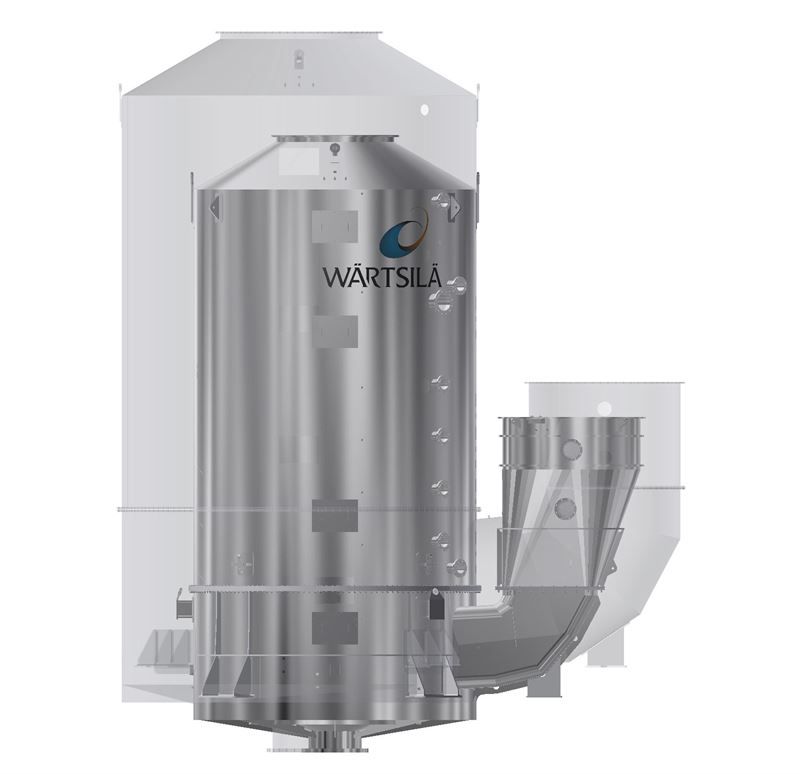 The new scrubber from Wärtsilä is lighter, smaller and less voluminous, to respond to requests