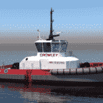 Crowley US First fully electric tugboat
