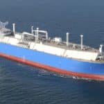 Dual fuel-powered LNG carrier built by Daewoo Shipbuilding & Marine Engineering
