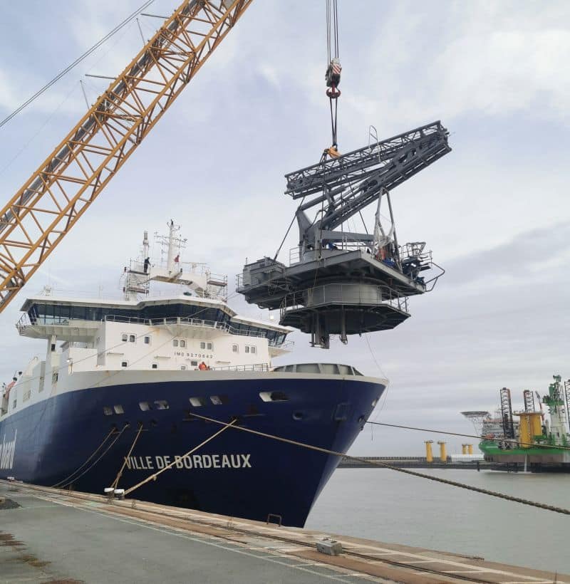 The first Seawing system has been installed on the vessel Ville de Bordeaux