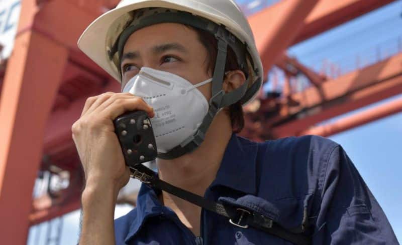 seafarer wearing mask