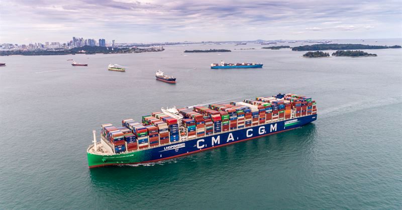 CMA CGM LNG Container ships
