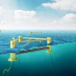 Floating mWaveTM co-located or integrated with Floating Wind Turbines to optimise seabed lease area utilisation, maximise marine energy generation capacity and reduce the cost of energy