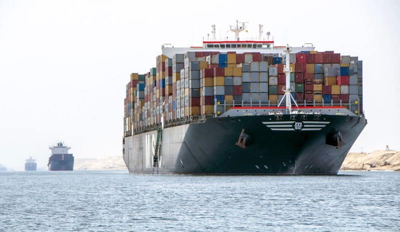 MSC in suez canal