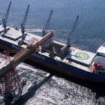 Pacific Basin Vessel in port