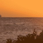 oil tanker anchored