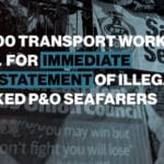 10,000-transport-workers-call banner