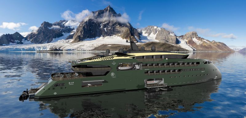 Concept design 'ULSTEIN SIF' tender operation.