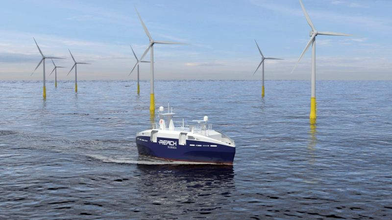 Reach cam windturbine